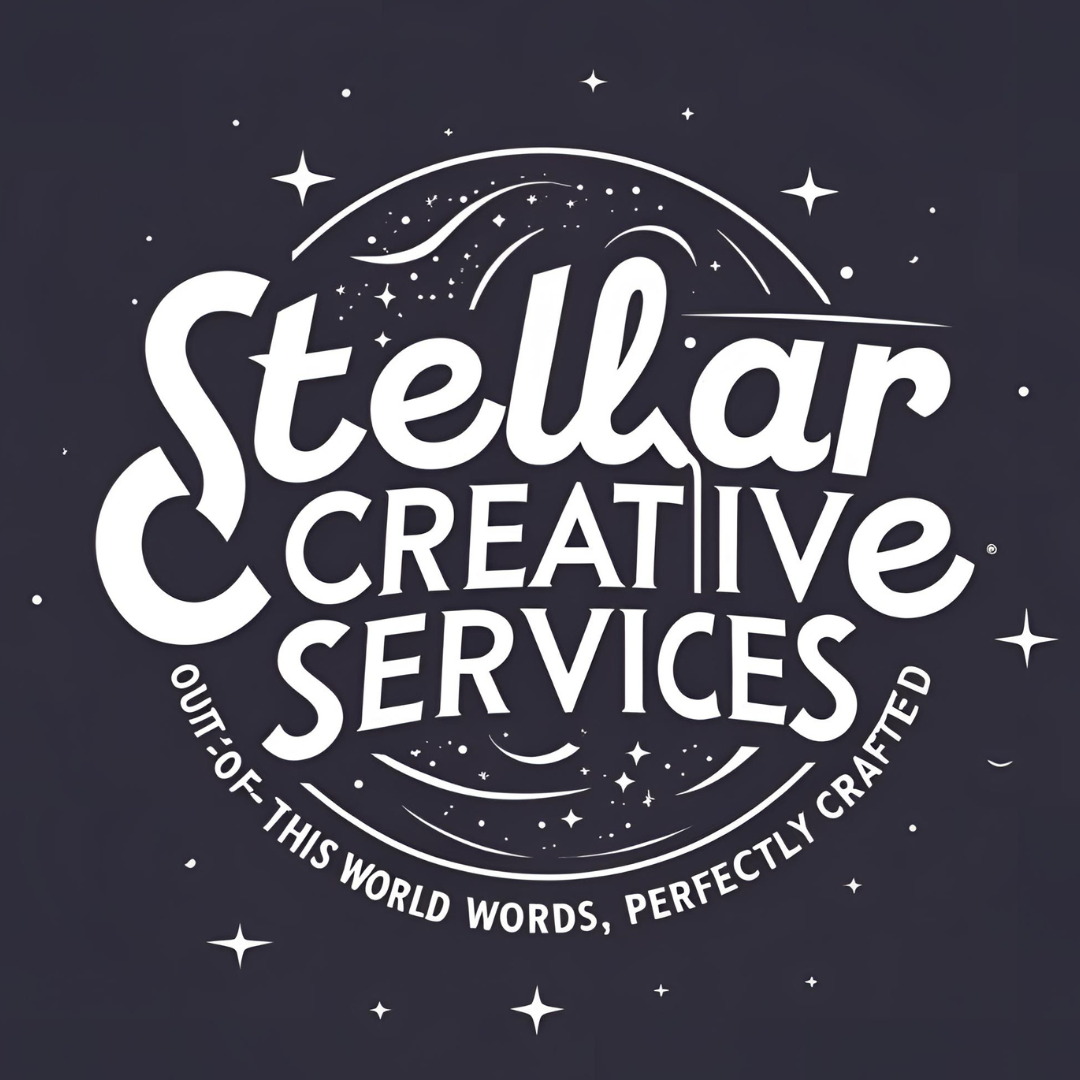 logo for Stellar Creative Services which specializes in freelance copywriting, copyediting, and proofreading